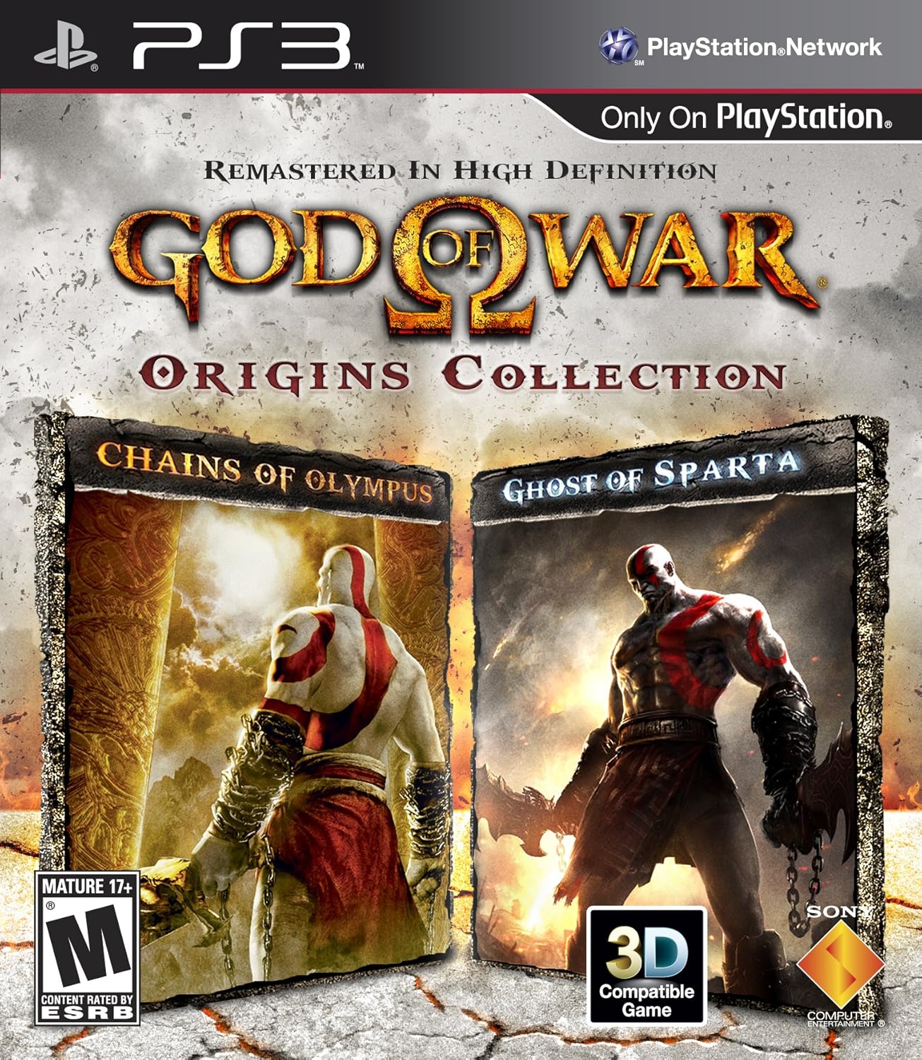 God of war origins collection ps3-used