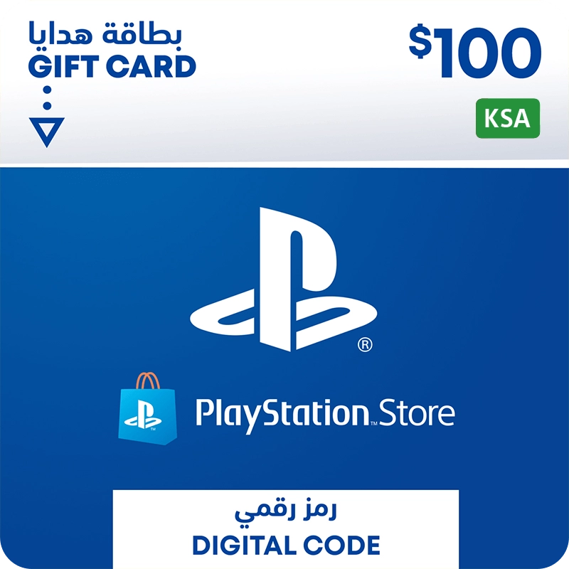 PSN PlayStation Store Gift Card $100 (KSA)