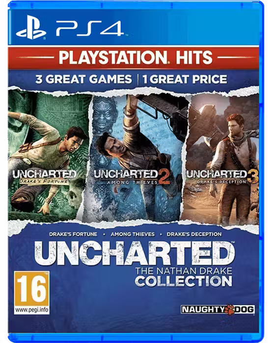 Uncharted a nathan drake collection ps4-used